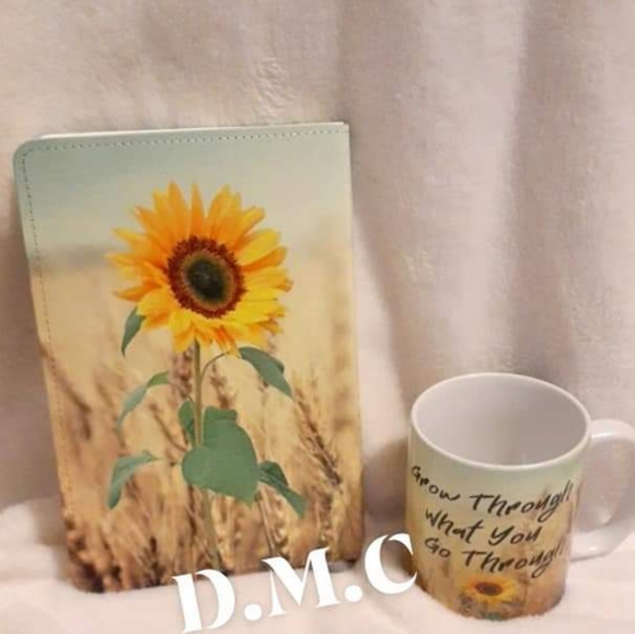 Sunflower Journal and mug set - Picture 2 of 3